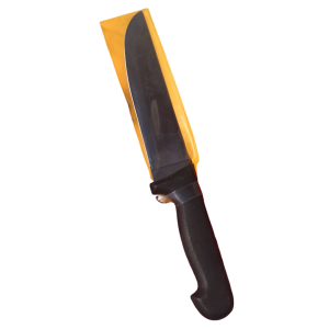 سكين تقطيع خضار / لحموم  نصل كبير عريض مقبض عظم اسود