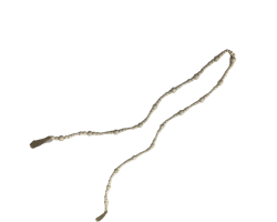 مسبحة ديكور خرز مكرميه بيج طول 2 متر وسط 