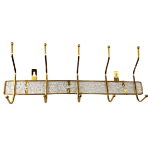 علاقة ملابس ذهبية 6 عين بيوتر ثقيل معدن