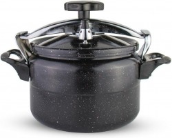 طنجرة ضغط جرانيت اسود ثقيل صب 18 لتر اسود 18L-BLACK 