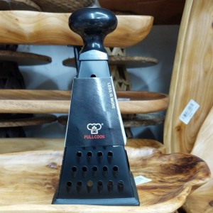 مبشرة ستانلس شكل هرم مع مقبض علوي بلاستيك مبشرة ستانلس شكل هرم مع مقبض علوي بلاستيك