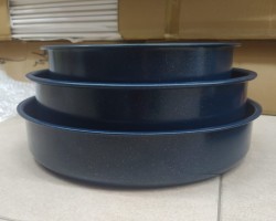 طقم صواني جرانيت 3 قطع حراري 24 - 28 - 30 سم 