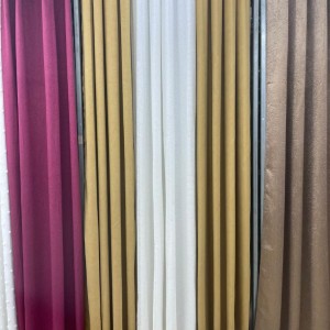 ستائر يافا + شيفون كريب موديل AB7 طقم 3 قطع