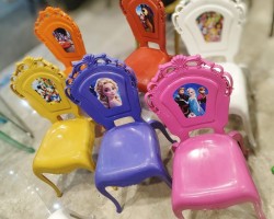 كرسي اطفال بلاستيك فرح / رسومات ديزني