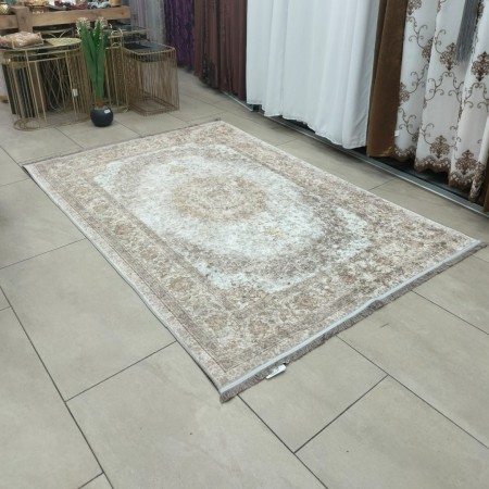 سجاد صيفي بيرلنت اورجينال مدور 1.2× 1.2 - مصحف بيج سجاد صيفي بيرلنت اورجينال مدور 1.2× 1.2 - مصحف بيج
