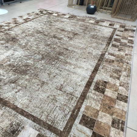 سجاد صيفي بيرلنت اورجينال مدور 1.2× 1.2 - مربعات بني سجاد صيفي بيرلنت اورجينال مدور 1.2× 1.2 - مربعات بني