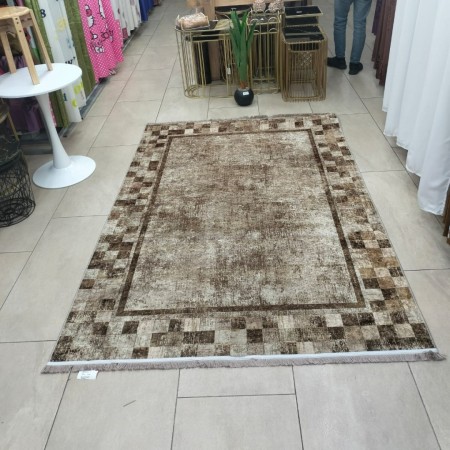 سجاد صيفي بيرلنت اورجينال مدور 1.2× 1.2 - مربعات بني سجاد صيفي بيرلنت اورجينال مدور 1.2× 1.2 - مربعات بني