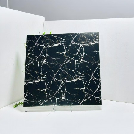 بديل رخام PVC لاصق ذاتي مقاس 60 × 60 سم سمك 3 ملم