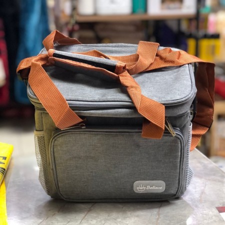 شنطة بزنس - سفر - قماش قصدير حافظة ثلاجة قابل للطي مقاس 26 × 28 + 15 سم