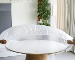 كيس غطى طاولة سفرة كبير160سم استخدام مرة واحدة 10 قطع