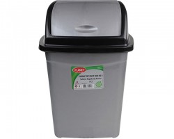 سطل/دلو ماء بلاستيك 13لتر يد بلاستيك مع لجن بغطاء صغير