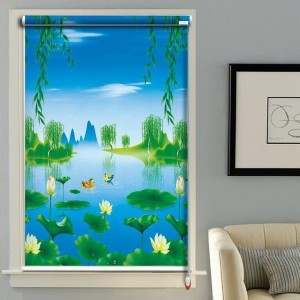 ستائر رول اب لايديكو مقاس 160 ارتفاع 180 لون مطبوع 3D