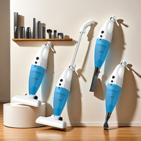 مكنسه كهربائيه مع عصا متنقله ميجا ميغا 2×1 MEGA MB-601