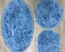 طقم حمام ملوكي قطن بشكير 3 قطع