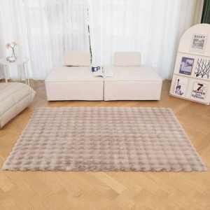 دعسة فروة ارنب نافر بابلز 50 × 90 لون زهري