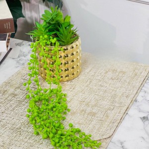 قوار ورد كبيرصبارمع حصرم بورسلان مدور ذهبي M21-27