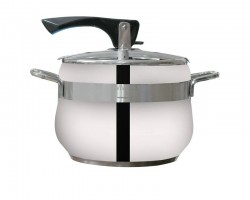 طنجرة ضغط جاك 4 لتر صناعة تركية وزن ثقيل VIVALDI G376
