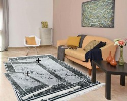 سجاد مطبوع 3D - طقم مخمل بارضية لاصقة ضد التزحلق 2025 اللون رقم 1