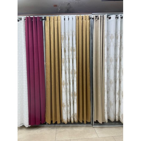 ستائر شام لون ذهبي