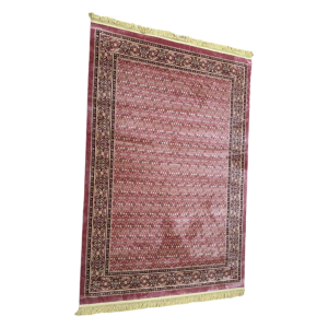 سجاد حرير مقاس 160 × 220 لون بطيخي / خمري سادة HARER