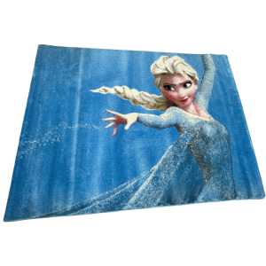 سجاد مطبع رسومات مقاس 140 × 200 العاب فروزن ازرق