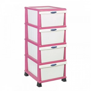 عرباية - سلة / سلال - حمالة خضار سادة ثقيل ملون 4 جرار MURAT D007