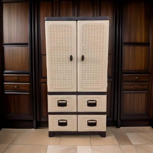 خزانة بلاستيك ثقيل صب بترا اردنية حجم كبير 3 طبقات مع جوراير مقطعة 205