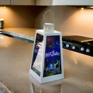 فانوس مخروطي رمضان حجم وسط