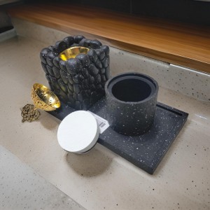 طقم مبخرة عظم شكل بيت