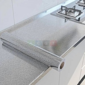 رول قصدير ذهبي / فضي 60 سم × 200 سم