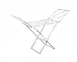 منشر غسيل بلاستيك ابيض طبقة واحدة