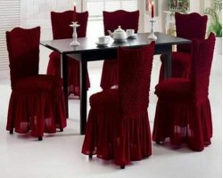 طقم وجه كرسي - وجوه كراسي لايكرا 6قطع طقم وجه كرسي - وجوه كراسي لايكرا 6قطع