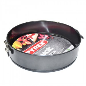 قالب تشيز كيك - جاتوه ستانلس 26 سم حيف 7 سم لون اسود قالب تشيز كيك - جاتوه ستانلس 26 سم حيف 7 سم لون اسود