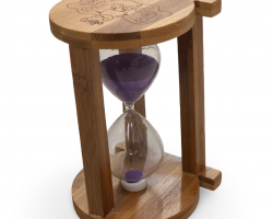 ساعة رملية خشبية شكل جوهرة 10دقائق Peppa Pig ساعة رملية خشبية شكل جوهرة 10دقائق Peppa Pig