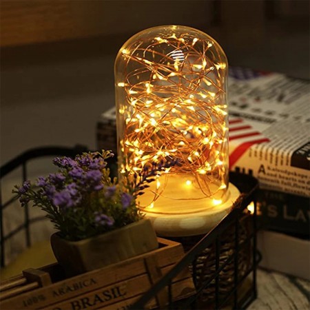 حبل اضاءة ليد يعمل بالطاقة الشمسية 5 m