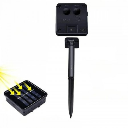 حبل اضاءة ليد يعمل بالطاقة الشمسية 5 m