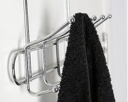 علاقة باب ستانلس فضي 5 عين مزدوجة