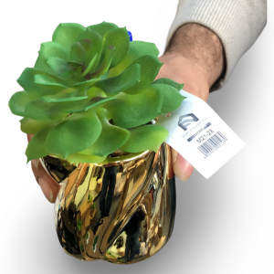 قوار ورد صبار16 سم بورسلان مجدول ذهبي M21-28 قوار ورد صبار16 سم بورسلان مجدول ذهبي M21-28