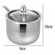 سكرية فضي مع غطاء ومعلقة Seasoning.C سكرية فضي مع غطاء ومعلقة Seasoning.C
