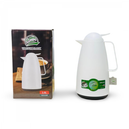 ثيرموس قهوة ساخن - بارد بلاستيك مع كبسة ويد شكل مستطيل سادة