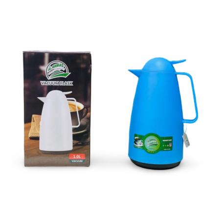 ثيرموس قهوة ساخن - بارد بلاستيك مع كبسة ويد شكل مستطيل سادة