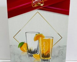 طقم كاسات عصير مدور شفاف قاعدة محزز 12 قطعة طقم كاسات عصير مدور شفاف قاعدة محزز 12 قطعة