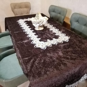 شرشف سفرة مقاس 120 × 220 سم سادة مخمل شمواه ثقيل FH22 شرشف سفرة مقاس 120 × 220 سم سادة مخمل شمواه ثقيل FH22