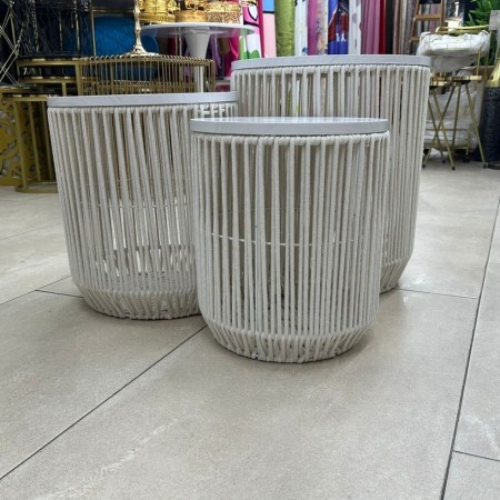 طقم اسكملات صنارة ثلاث قطع نسيج عمودي طقم اسكملات صنارة ثلاث قطع نسيج عمودي