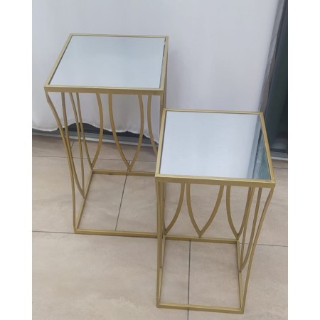 طقم اسكملات نحاسي قطعتين صناعة يدوية