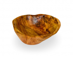 صحن جاط مجور مدور خشب هندي طبيعي بامبو  8 انش 20.5 سم