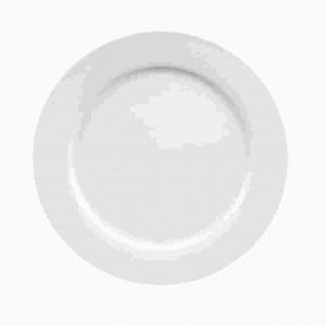 صحن سفح بورسلان ابيض 10.5 انش مقاس 27 سم