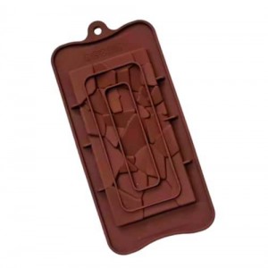 قالب شكلاطه حجم وسط شكل مستطيل 3D قالب شكلاطه حجم وسط شكل مستطيل 3D