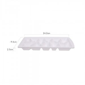 طقم قوالب ثلج 2 قالب ثلج بلاستيك شكل جليد 36 قطعة 