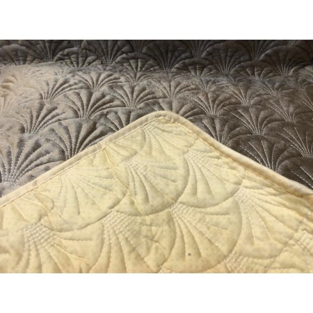 طقم وجوه - وجه كنب مخمل دانتيل ارضية مع ظهر مع يد كامل 9 مقاعد